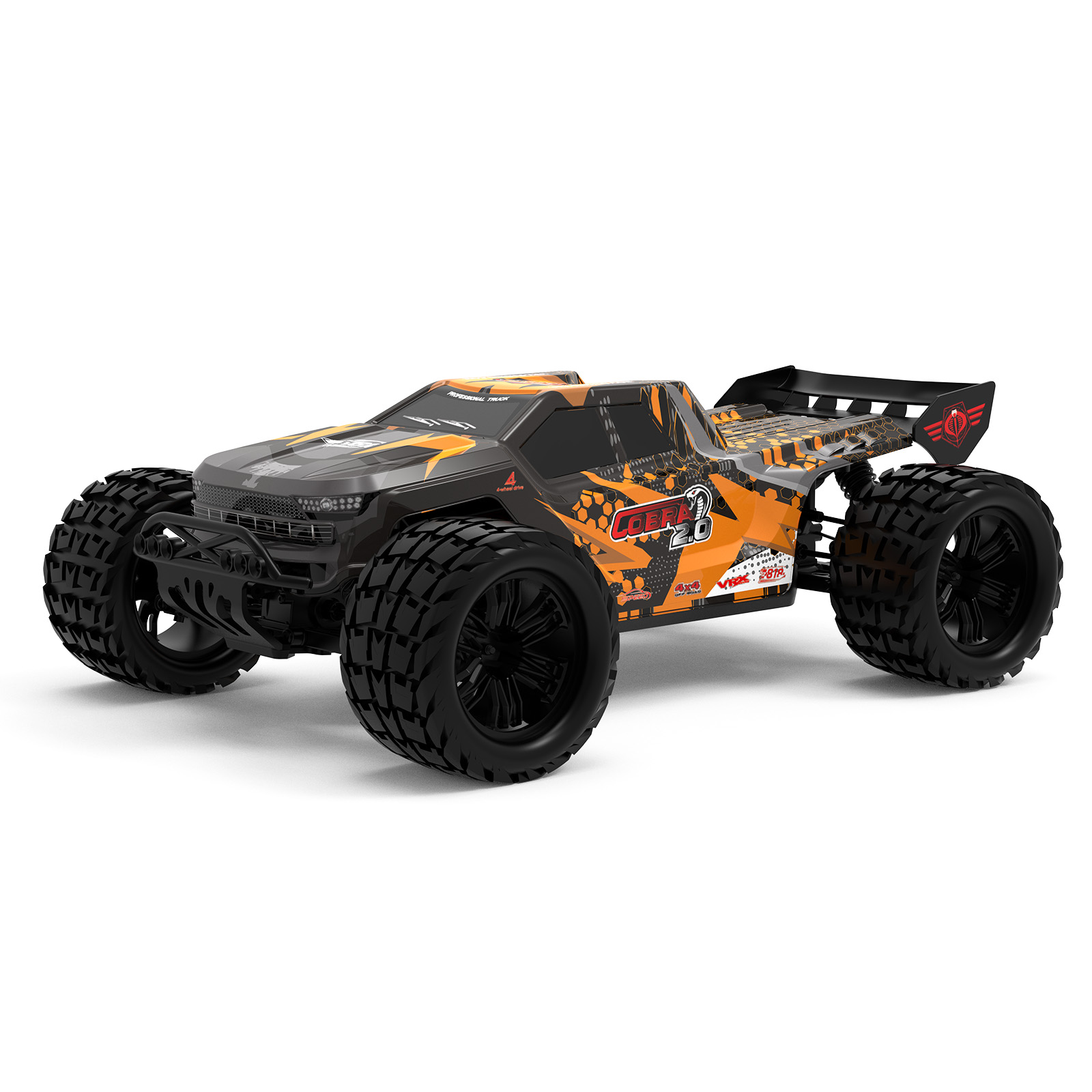 COBRA 1/8 Scale 4WD Off-road Electric RC Truggy 2.4G Brushless High Speed RTR #RH818