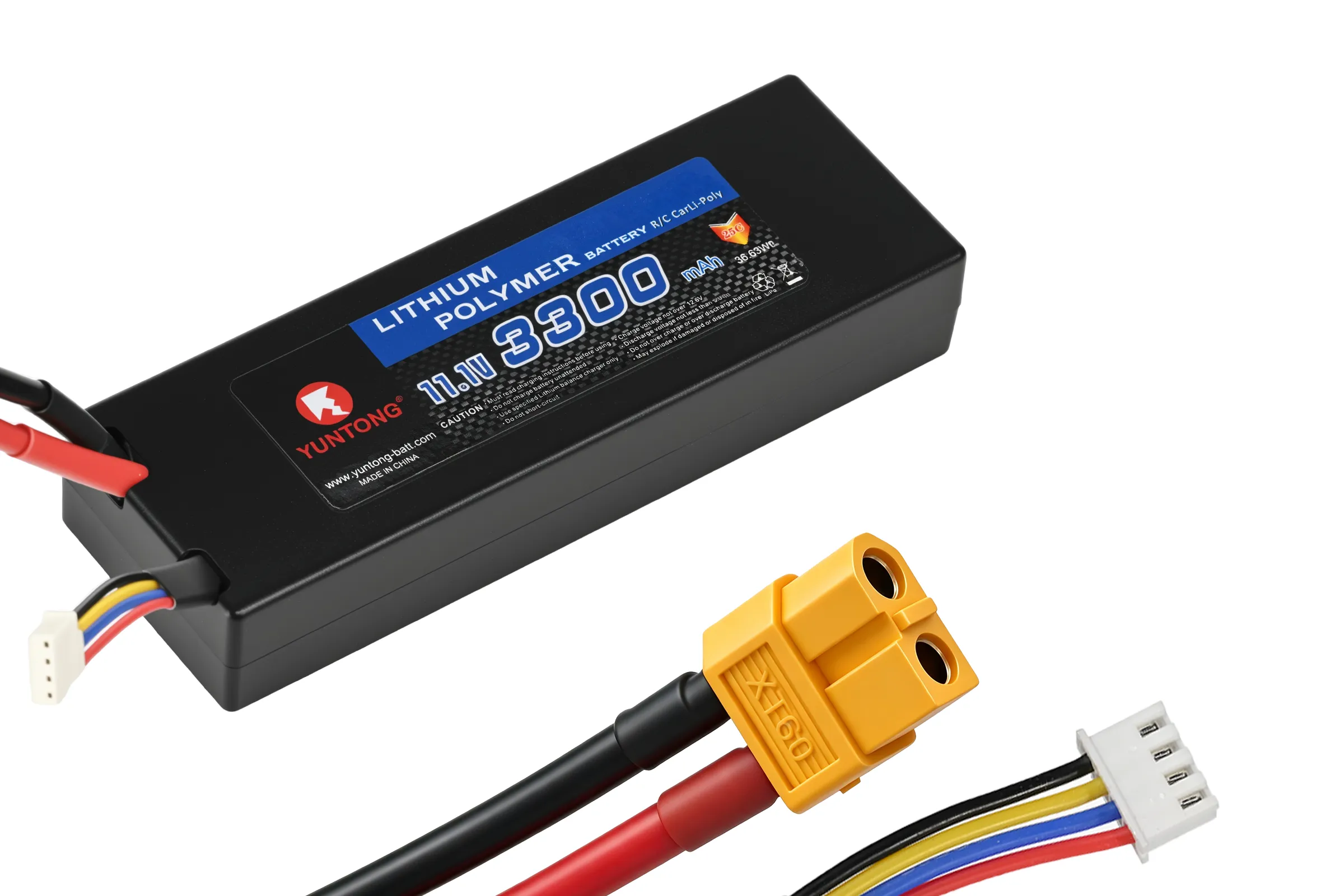 11.1V 3300mAH(3S) Lipo Battery For 1/8 Scale Electric Brushless RC Car VRX #85306