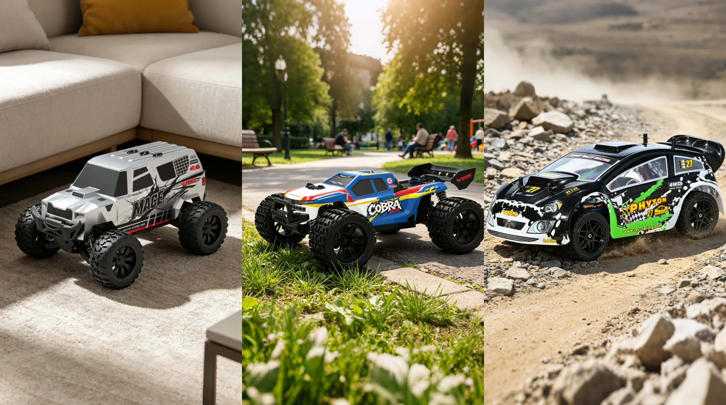 1/24 vs 1/18 vs 1/16 RC Cars: Which Scale Works Best Indoors and Outdoors?