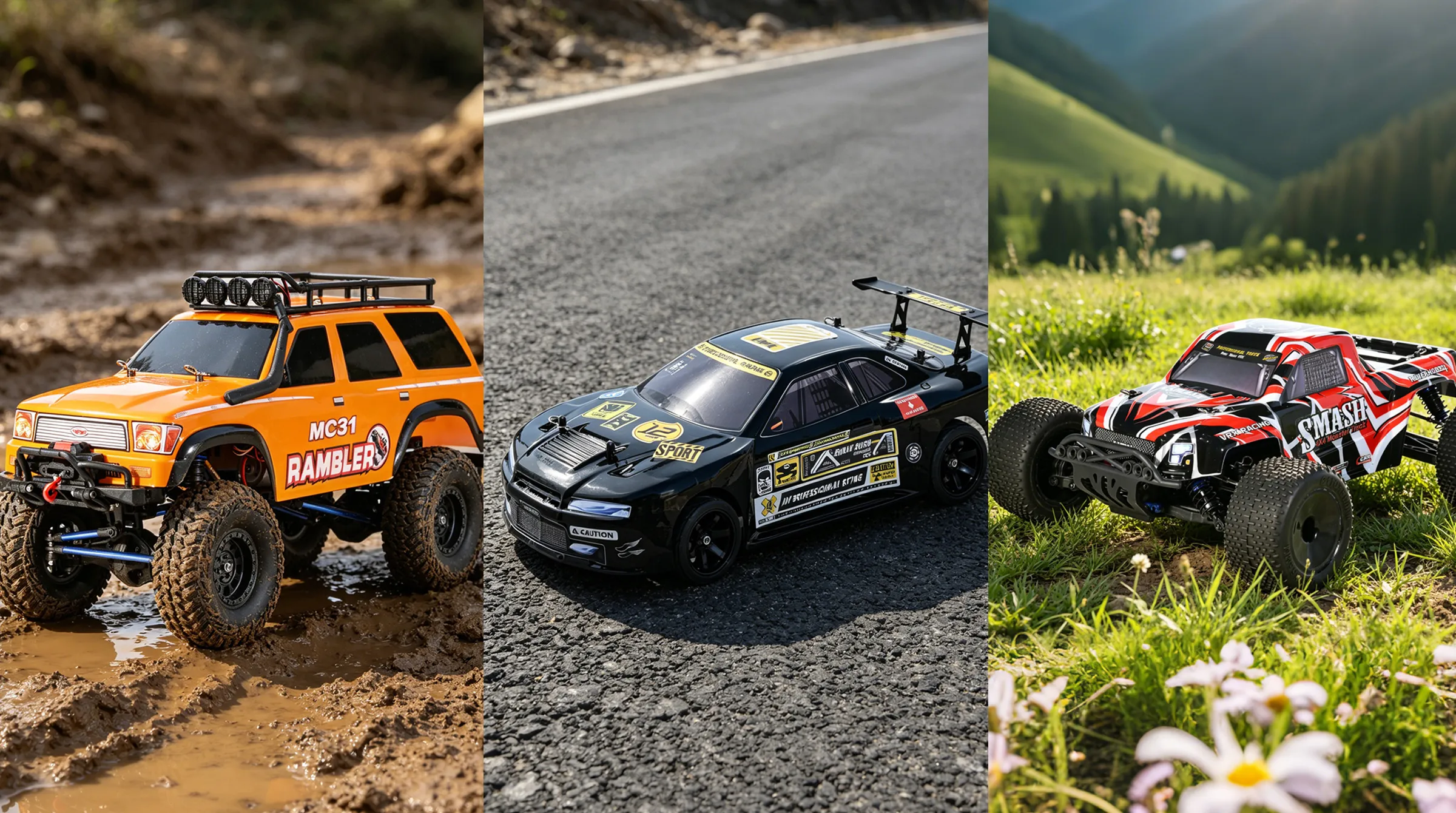 How Electric RC Cars Adapt to Different Terrains: From Racing Tracks to Rough Trails_copy20261028100803