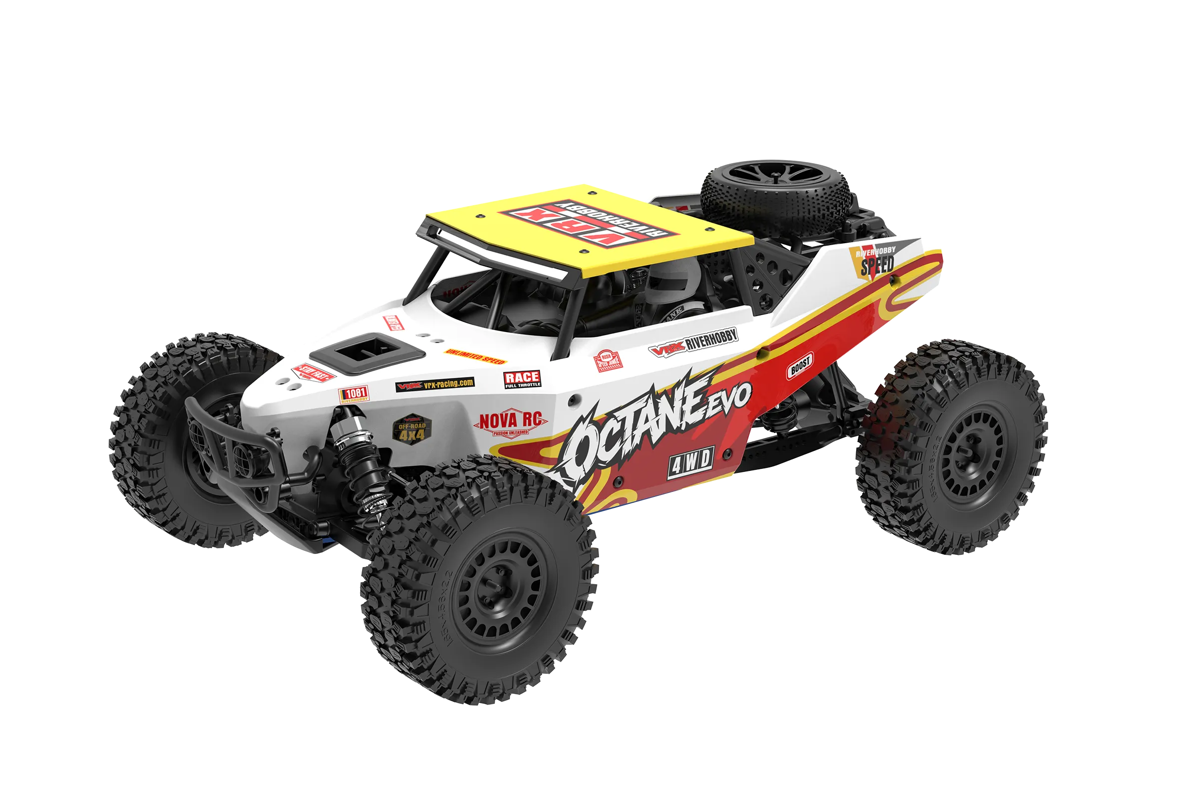 Octane EVO 1:10 Scale 4WD Off-Road Electric Buggy 2.4G Brushless High Speed Car RTR #RH1082