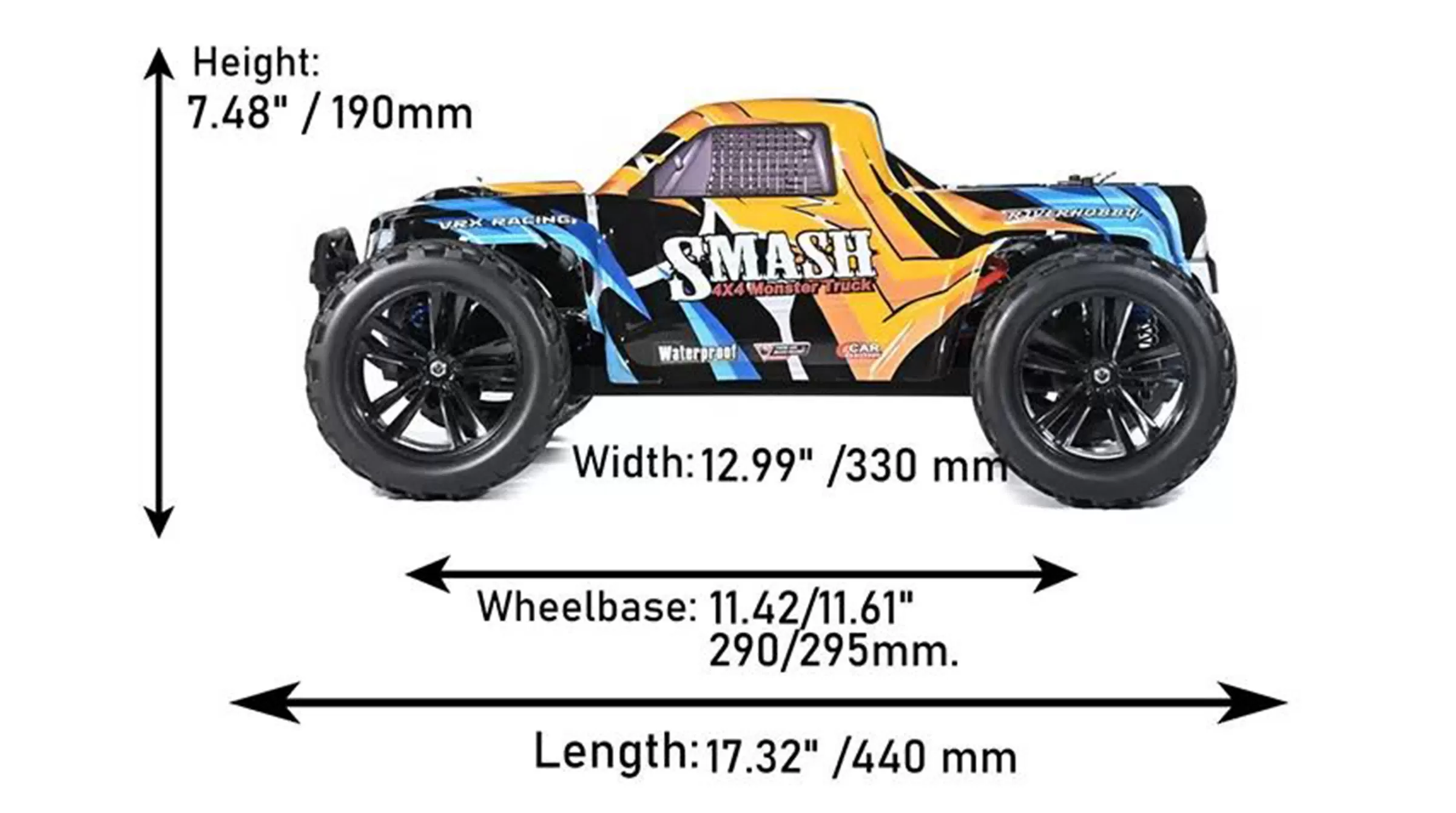How Big Is 1/10 Scale Electric RC Car？