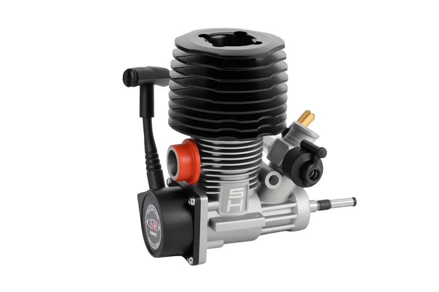 .28(4.5cc) Rear Exhaust Engine With SG Shaft/Pull Starter/Glow Plug/Slide Carb For 1/8 Nitro RC Car # P0016