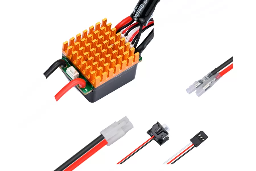 40A Brushed ESC Electronics Speed Controller For 1/10 Scale Electric RC Car # H0050