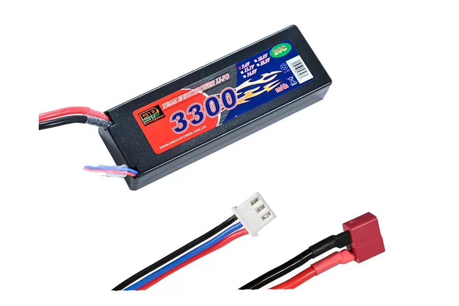 7.4V 3300mAH 2S Lipo Battery For VRX 1/10 Scale Brushless RC Model Car VRX #85274