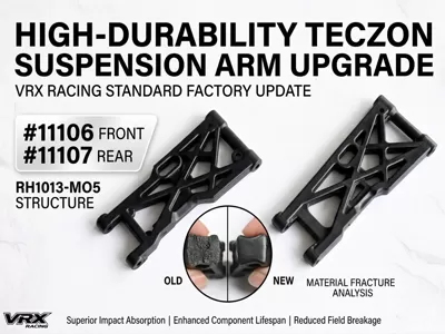 VRX Racing Introduces Newly Designed, High-Durability Suspension Arms for COBRA (RH818) and Other Key Models