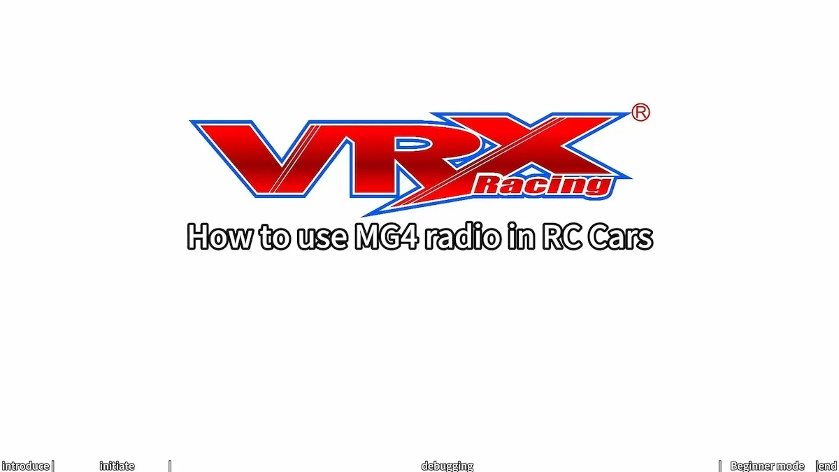 How to use MG4 radio in RC Cars