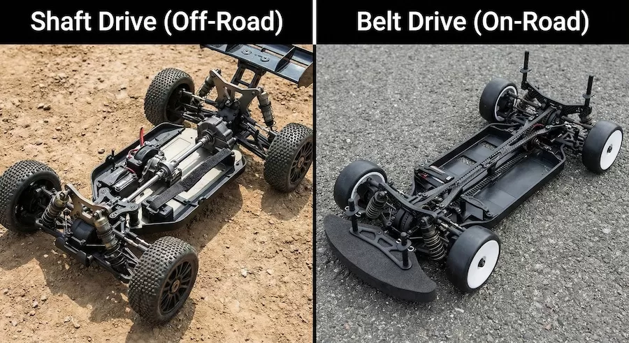 RC Shaft Drive vs. Belt Drive – Which is Best for You?