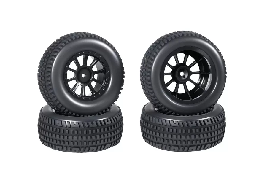RC Tire 12mm Hex Hub Rubber For 1/10 Scale RC Car # 10350