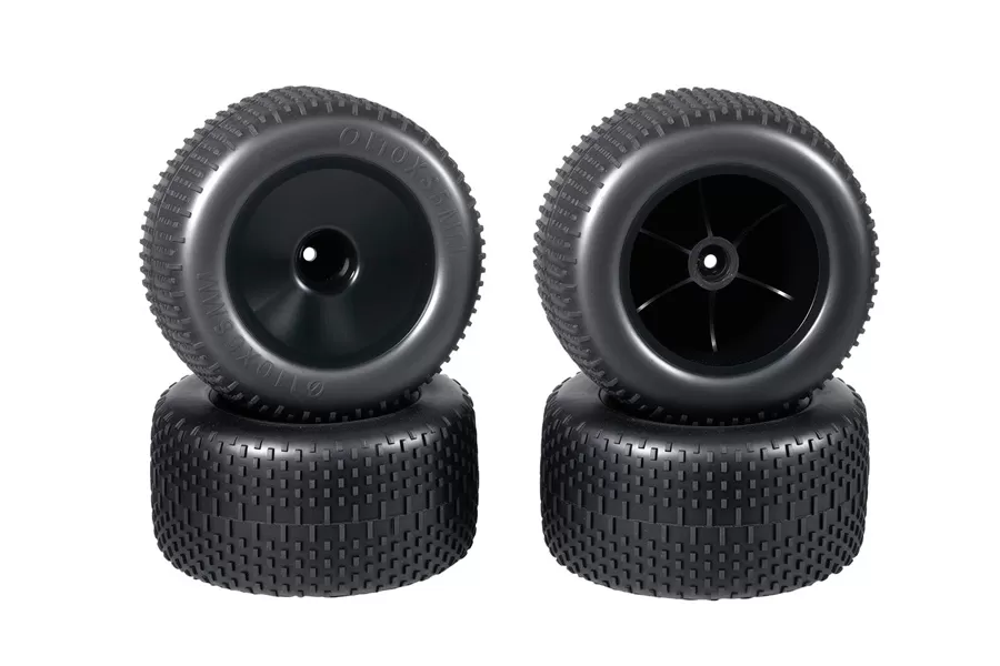 RC Tire 12mm Hex Hub Rubber For 1/10 Scale RC Truck and Truggy # 10211