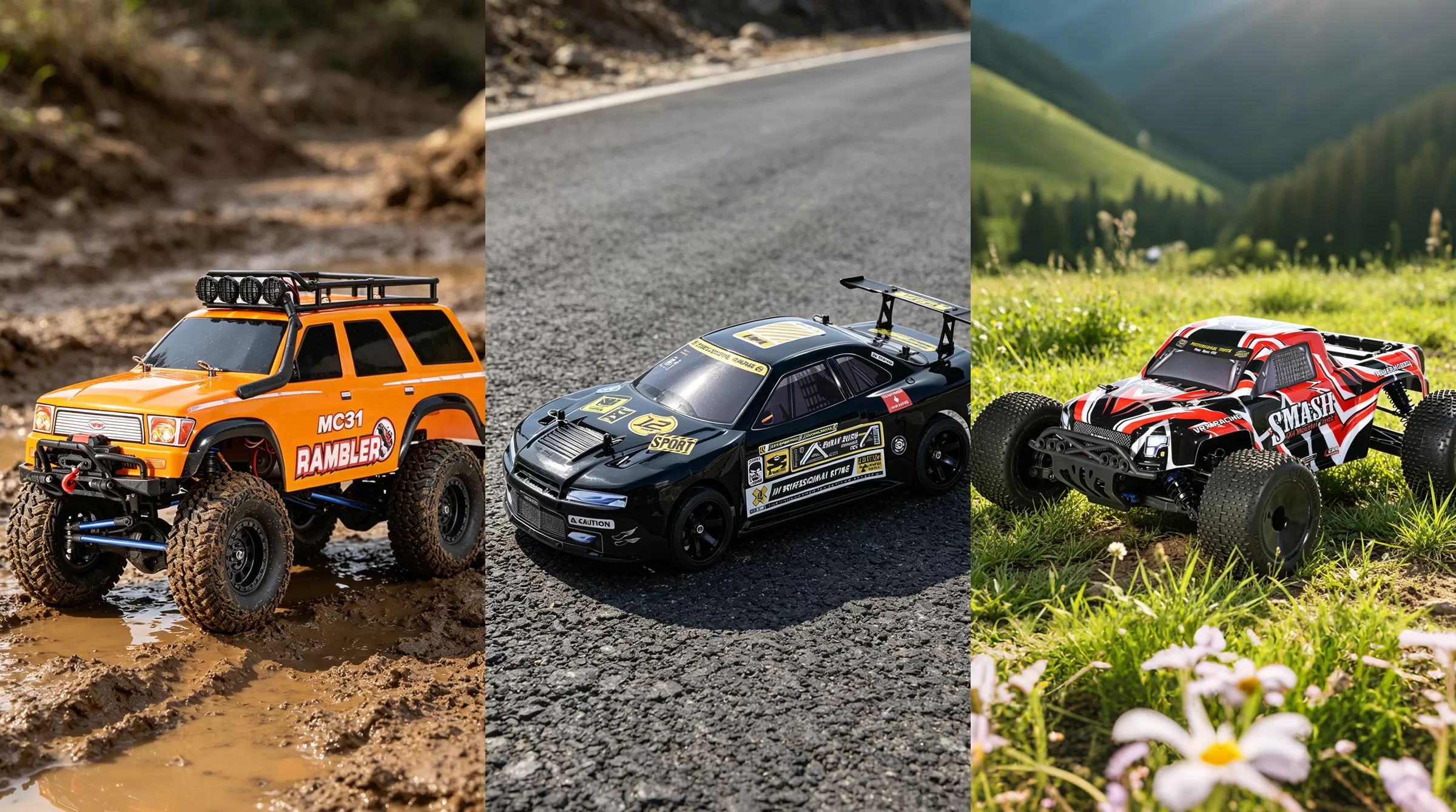 rc-tire-types-comparison-buggy-monster-truck-drift-car-in-action.jpg