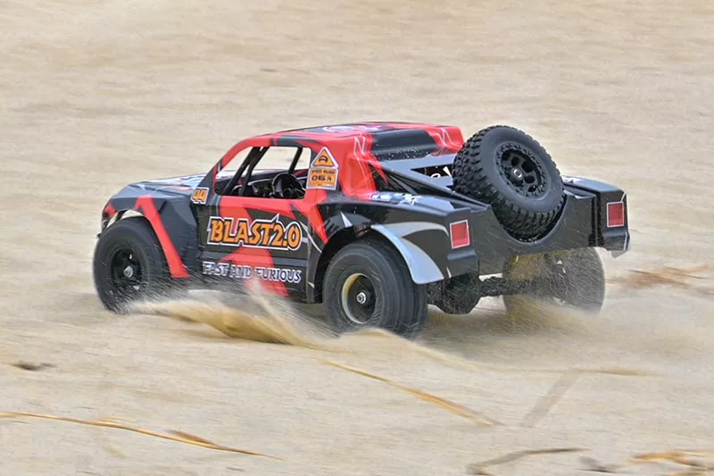 10 Scale 4WD Off-road Electric Short Course Truck 2.4G Brushless High Speed RTR #RH1045SC