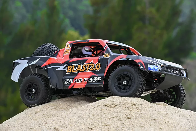 10 Scale 4WD Off-road Electric Short Course Truck 2.4G Brushless High Speed RTR #RH1045SC