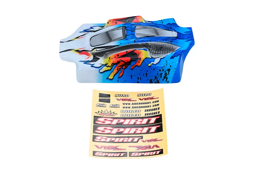 VRX PVC RC Car Body Shell For 1/10 Scale RC Buggy # R0070BL