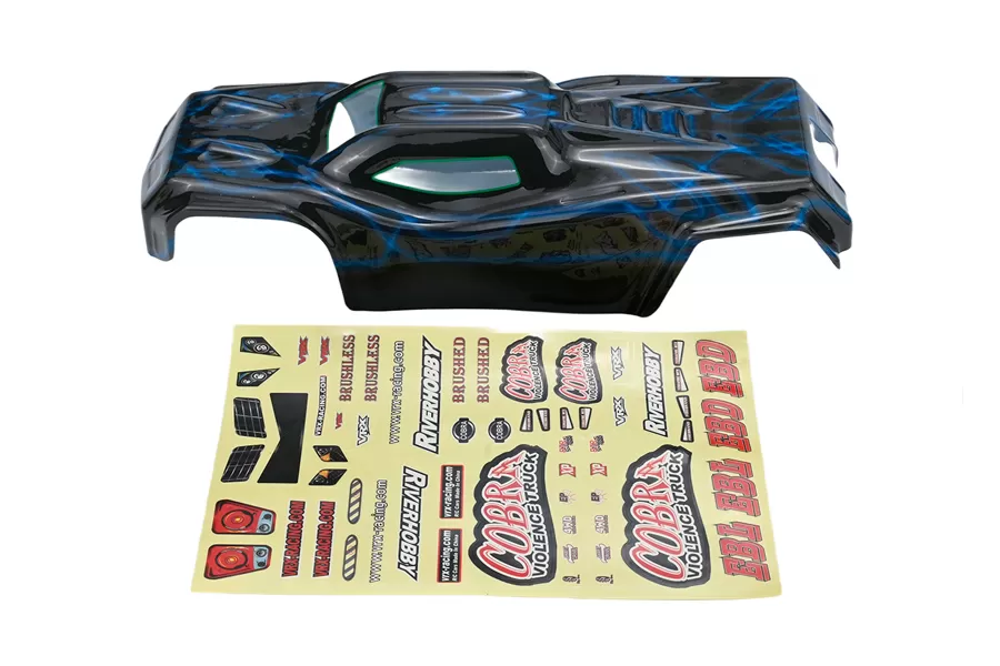 VRX PVC RC Car Body Shell For 1/8 Scale RC Truggy # R0250B