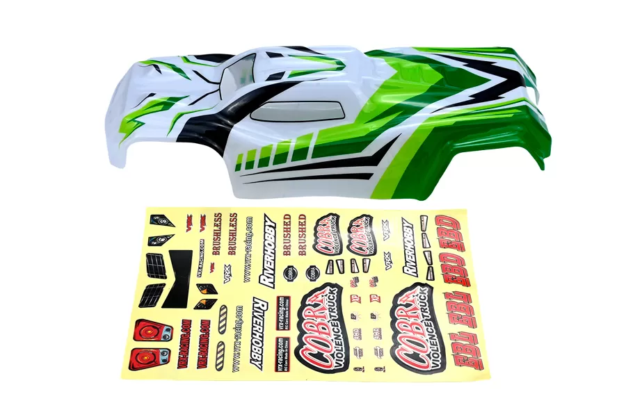 VRX PVC RC Car Body Shell For 1/8 Scale Rc Truggy # R0337