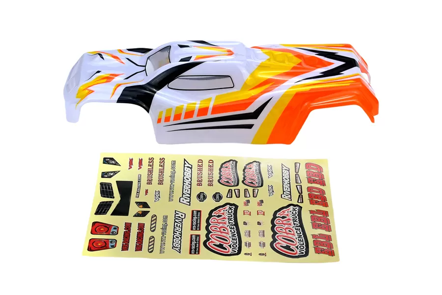 VRX PVC RC Car Body Shell For 1/8 Scale Rc Truggy # R0338