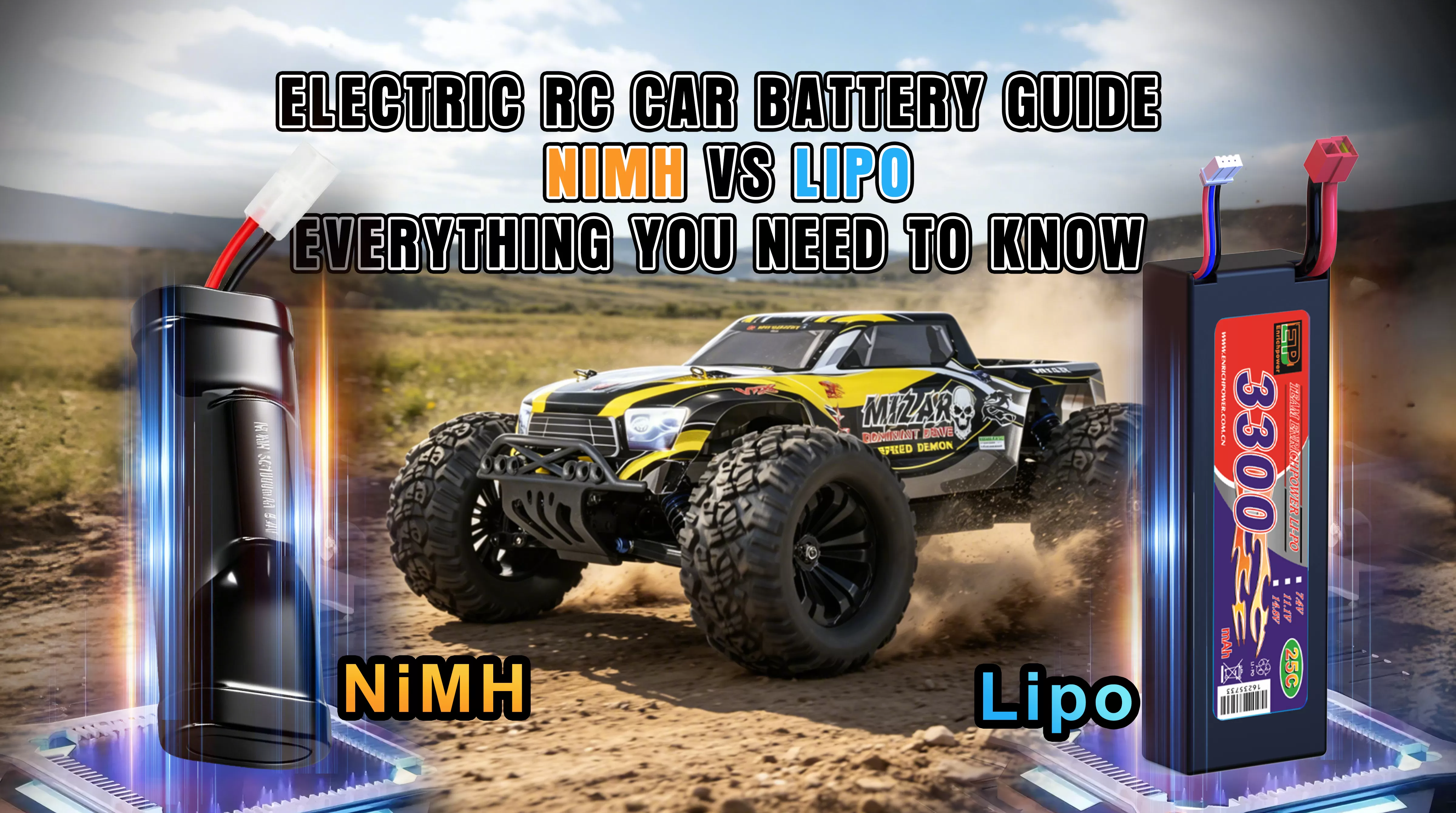 Electric RC Cars Battery Guide: LiPo vs NiMH – Everything You Need to Know